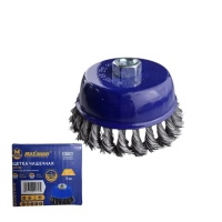 Щетка чашечная для УШМ 75 мм,3", витая,"Maximum" MX 17764