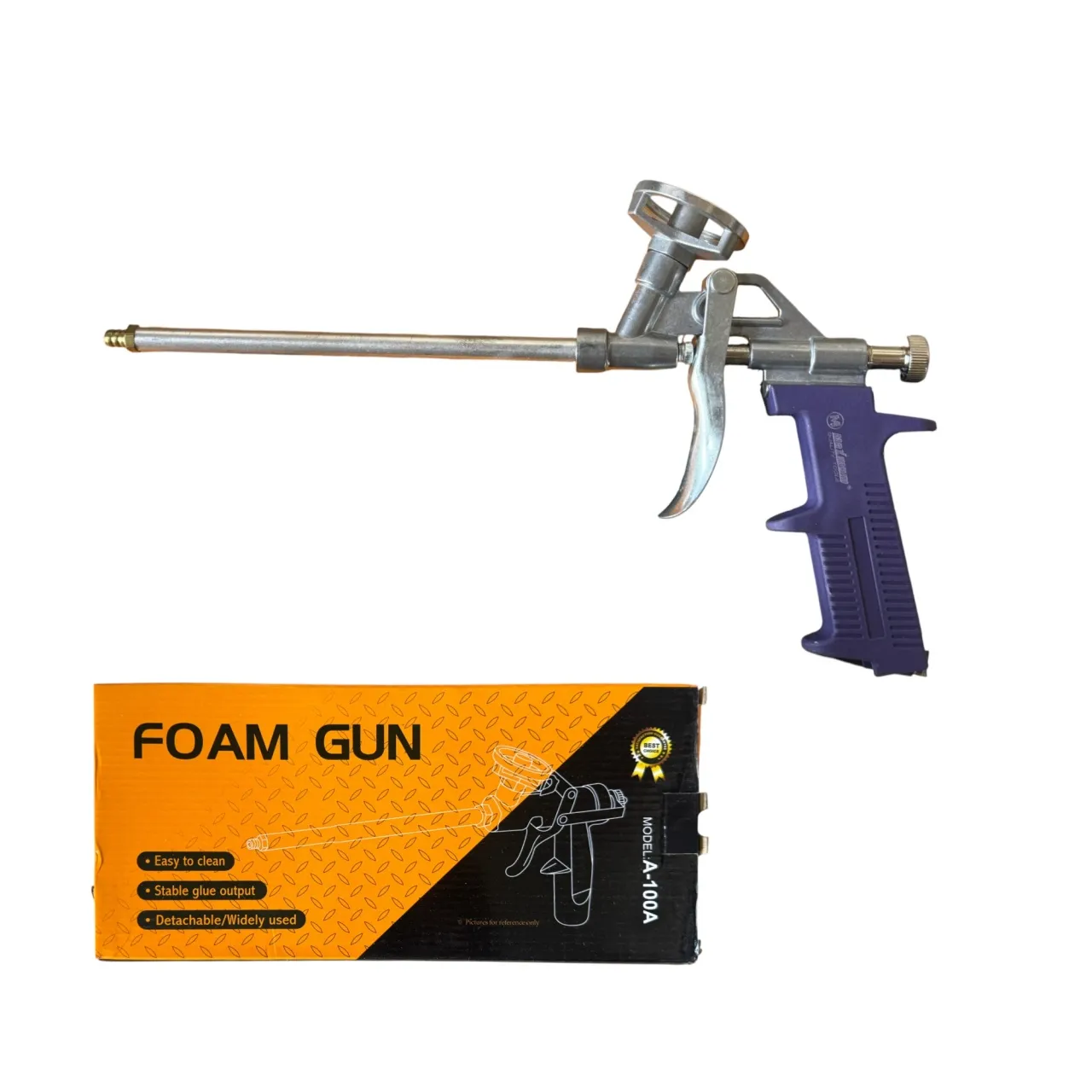 Пистолет для монтажной пены, алюминиевый корпус Foam Gun