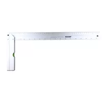 Угольник алюминиевый 450 мм с уровнем,"MAXIMUM"